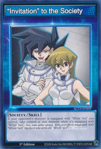 "Invitation" to the Society, Speed Duel GX: Midterm Destruction SGX4-ENS09