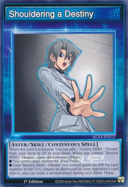 Shouldering a Destiny, Speed Duel GX: Midterm Destruction SGX4-ENS12