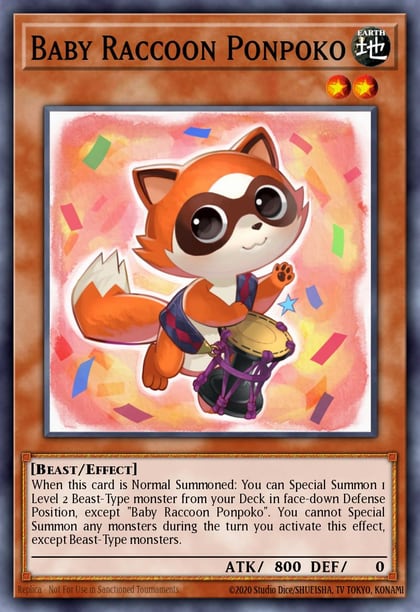 Baby Raccoon Ponpoko, Shadow Specters SHSP-EN014