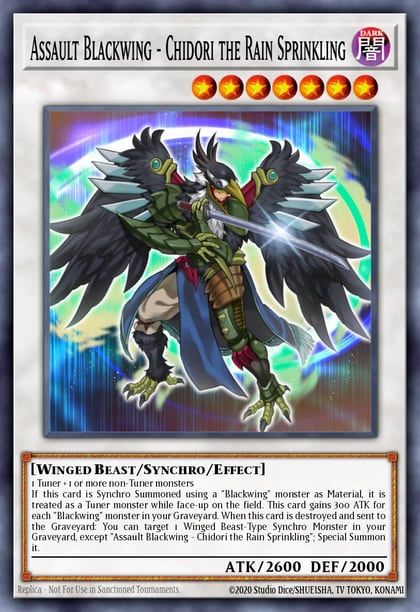 Assault Blackwing - Chidori the Rain Sprinkling, Shining Victories SHVI-EN051
