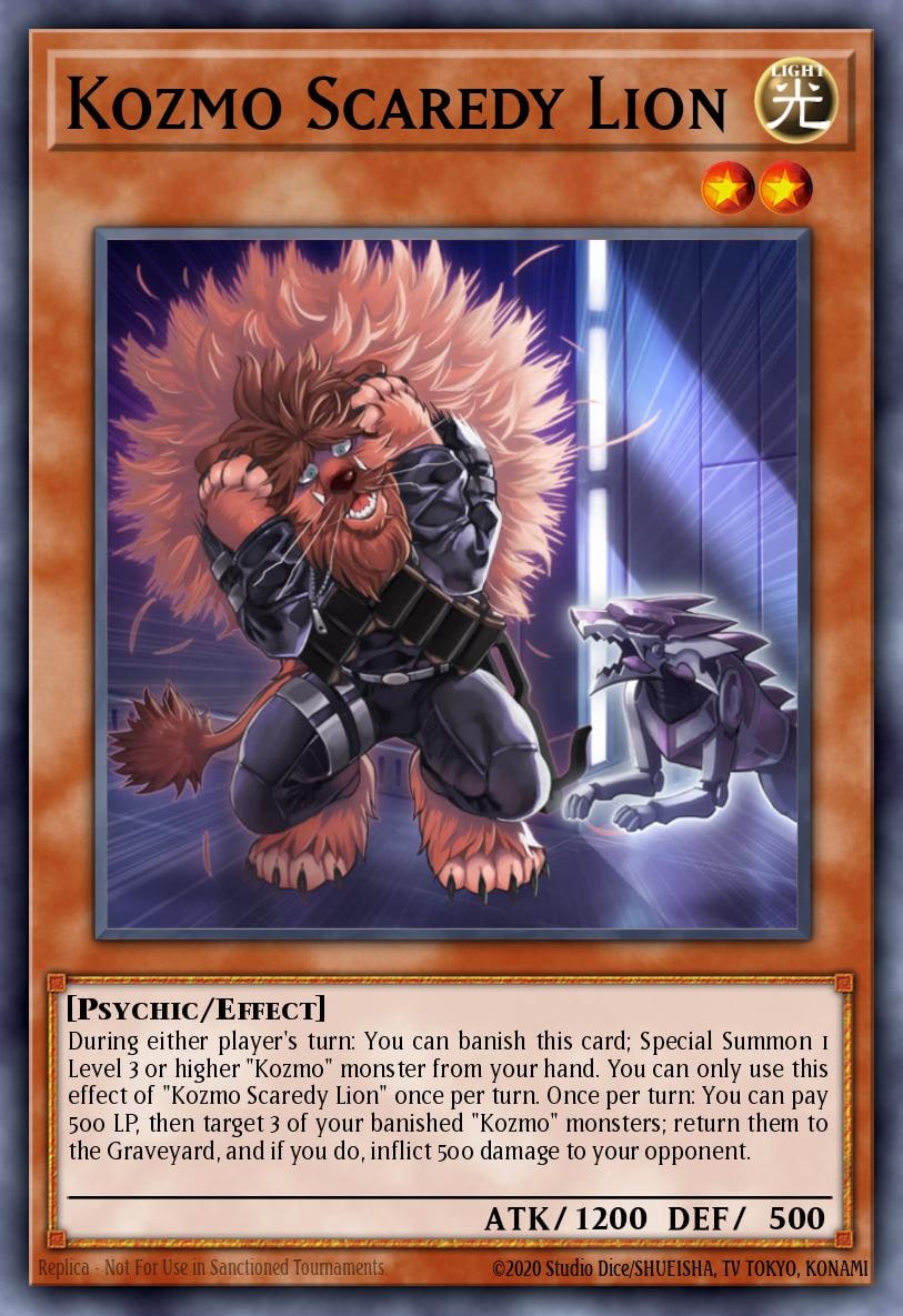 Kozmo Scaredy Lion, Shining Victories SHVI-EN082