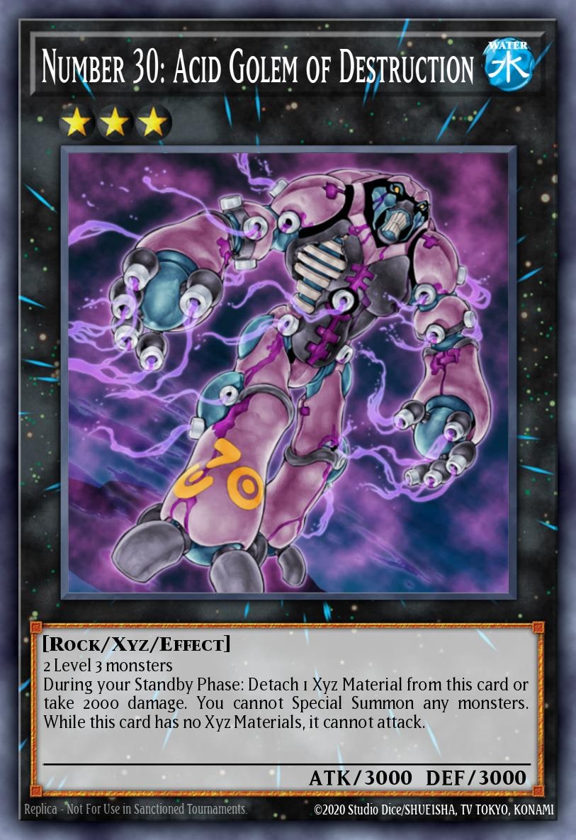 Number 30: Acid Golem of Destruction, Shonen Jump Magazine Promos JUMP-EN059