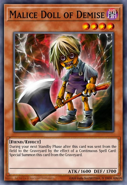 Malice Doll of Demise, Soul of the Duelist SOD-EN018