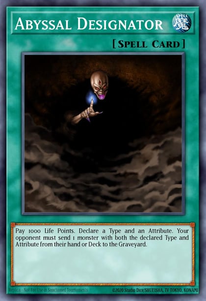 Abyssal Designator, Soul of the Duelist SOD-EN040