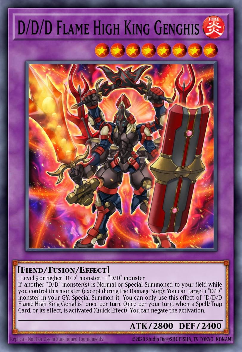 D/D/D Flame High King Genghis, Soul Fusion SOFU-EN095
