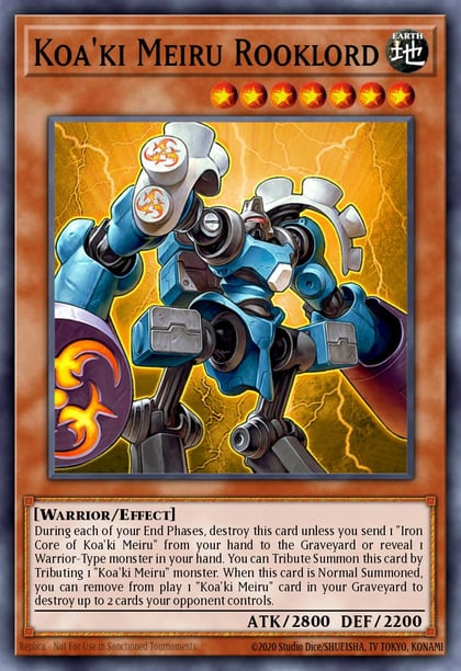 Koa'ki Meiru Rooklord, Stardust Overdrive SOVR-EN028
