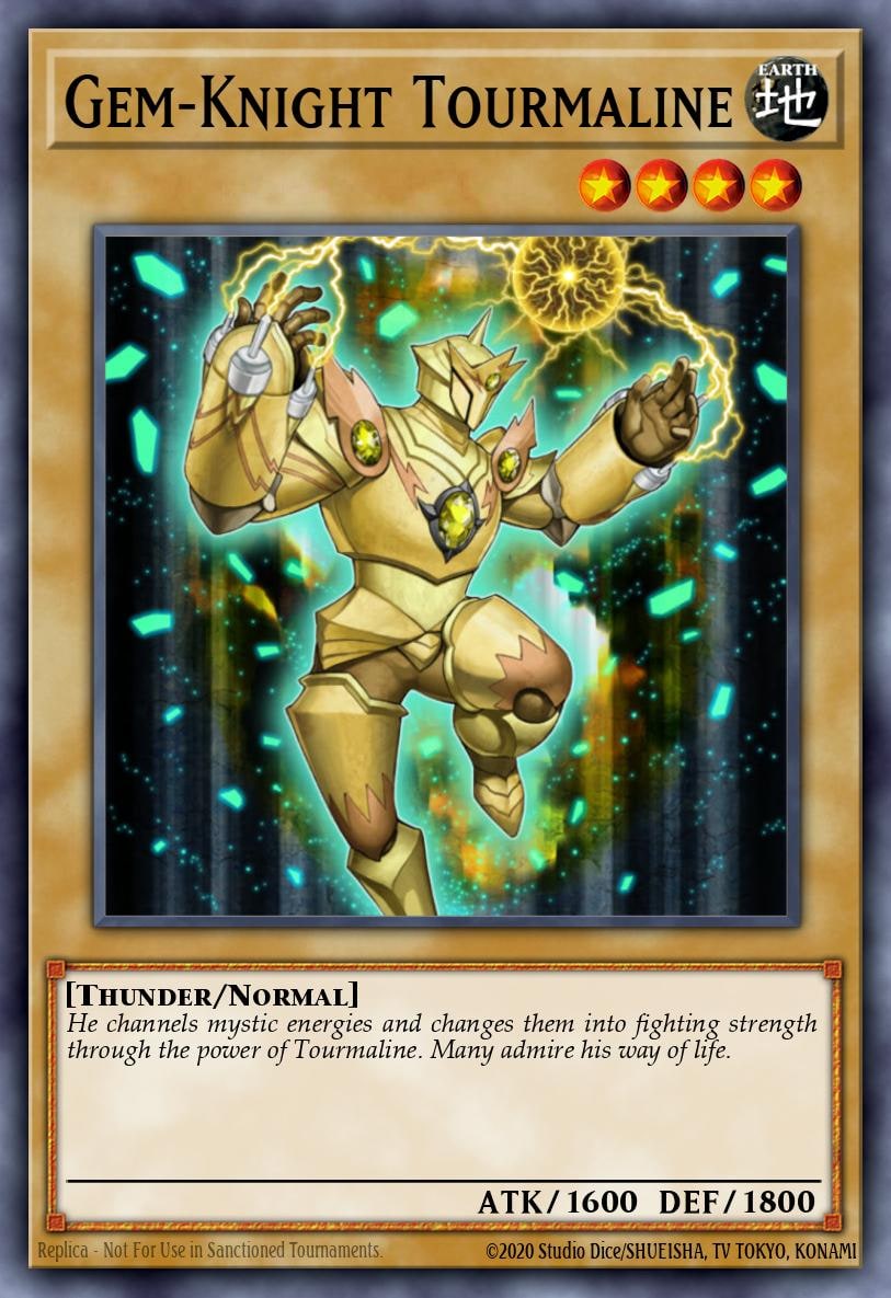 Gem-Knight Tourmaline (Shatterfoil), Star Pack ARC-V SP15-EN001