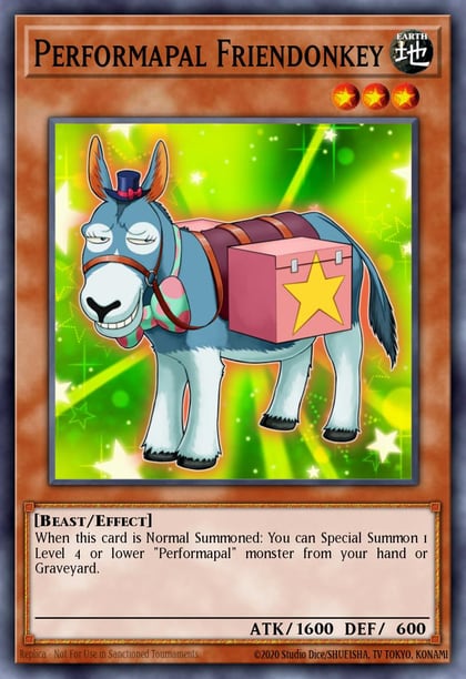 Performapal Friendonkey (Shatterfoil), Star Pack ARC-V SP15-EN026