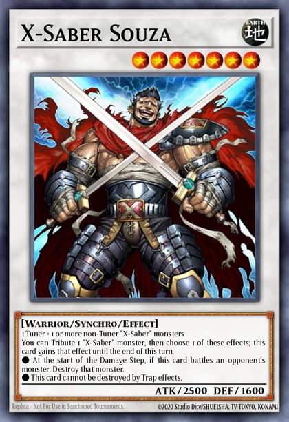 X-Saber Souza (Shatterfoil), Star Pack ARC-V SP15-EN033