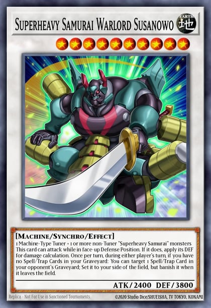 Superheavy Samurai Warlord Susanowo, Star Pack ARC-V SP15-EN034