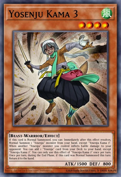 Yosenju Kama 3, Star Pack - Battle Royal SP17-EN006