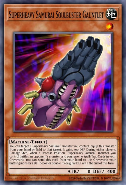 Superheavy Samurai Soulbuster Gauntlet, Star Pack - Battle Royal SP17-EN012