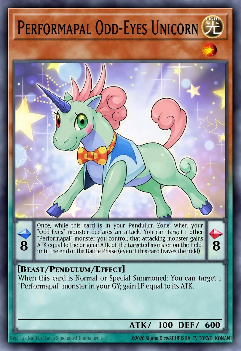 Performapal Odd-Eyes Unicorn, Star Pack - Battle Royal SP17-EN033