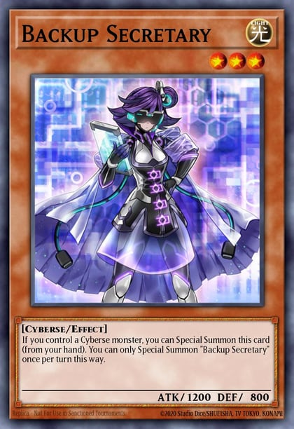 Backup Secretary (Starfoil), Star Pack VRAINS SP18-EN002