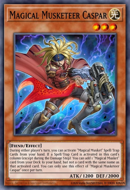 Magical Musketeer Caspar, Spirit Warriors SPWA-EN016