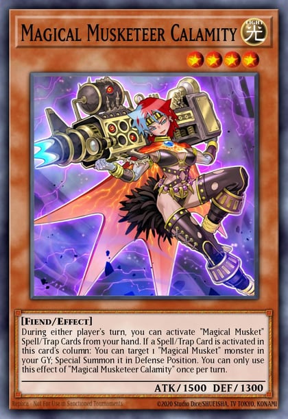 Magical Musketeer Calamity, Spirit Warriors SPWA-EN020