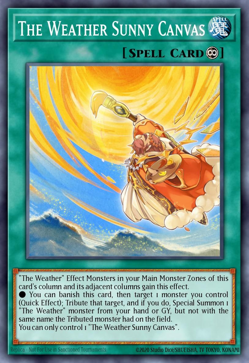 The Weather Sunny Canvas, Spirit Warriors SPWA-EN039