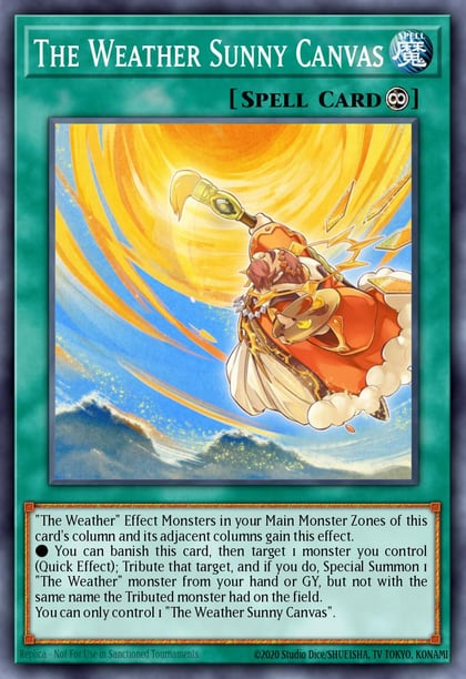 The Weather Sunny Canvas, Spirit Warriors SPWA-EN039