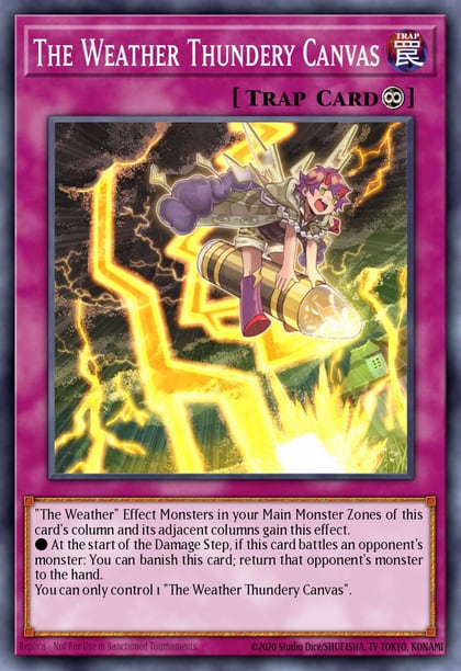 The Weather Thundery Canvas, Spirit Warriors SPWA-EN040