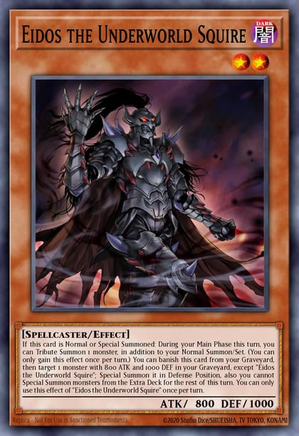 Eidos the Underworld Squire, Structure Deck: Emperor of Darkness SR01-EN002