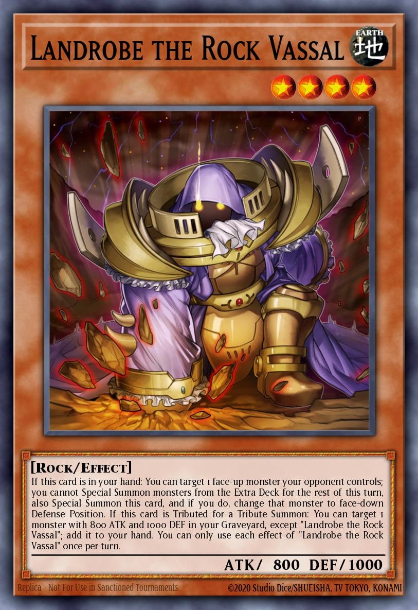 Landrobe the Rock Vassal, Structure Deck: Emperor of Darkness SR01-EN012