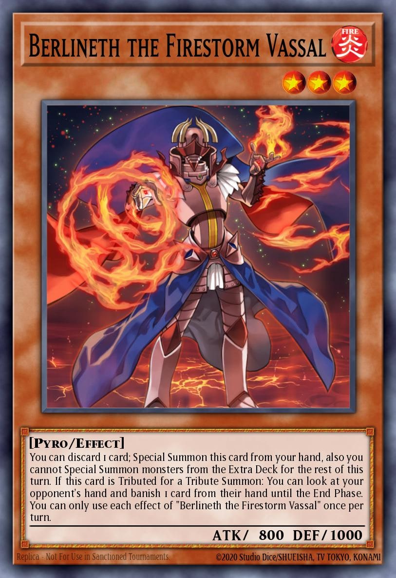 Berlineth the Firestorm Vassal, Structure Deck: Emperor of Darkness SR01-EN014