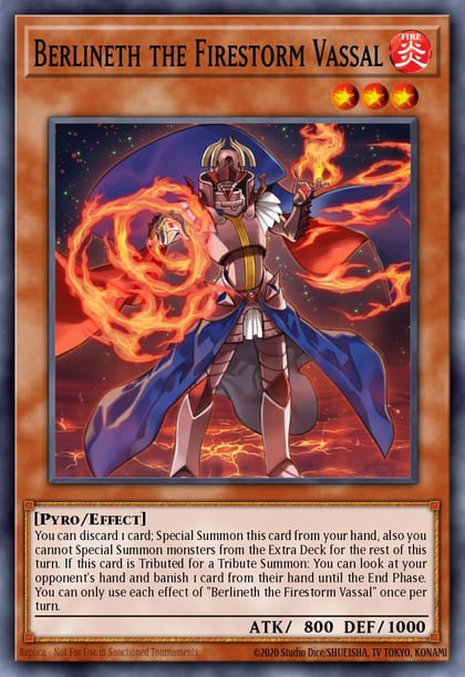 Berlineth the Firestorm Vassal, Structure Deck: Emperor of Darkness SR01-EN014