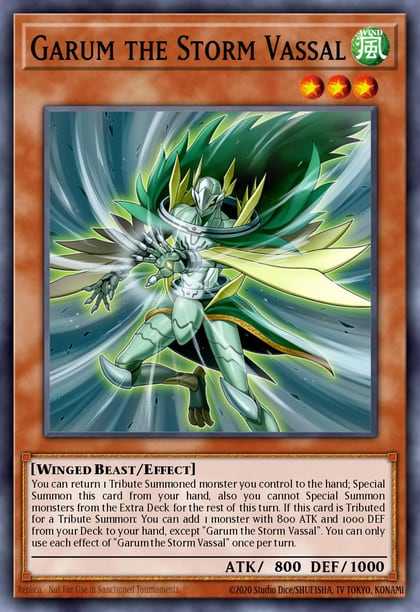 Garum the Storm Vassal, Structure Deck: Emperor of Darkness SR01-EN015