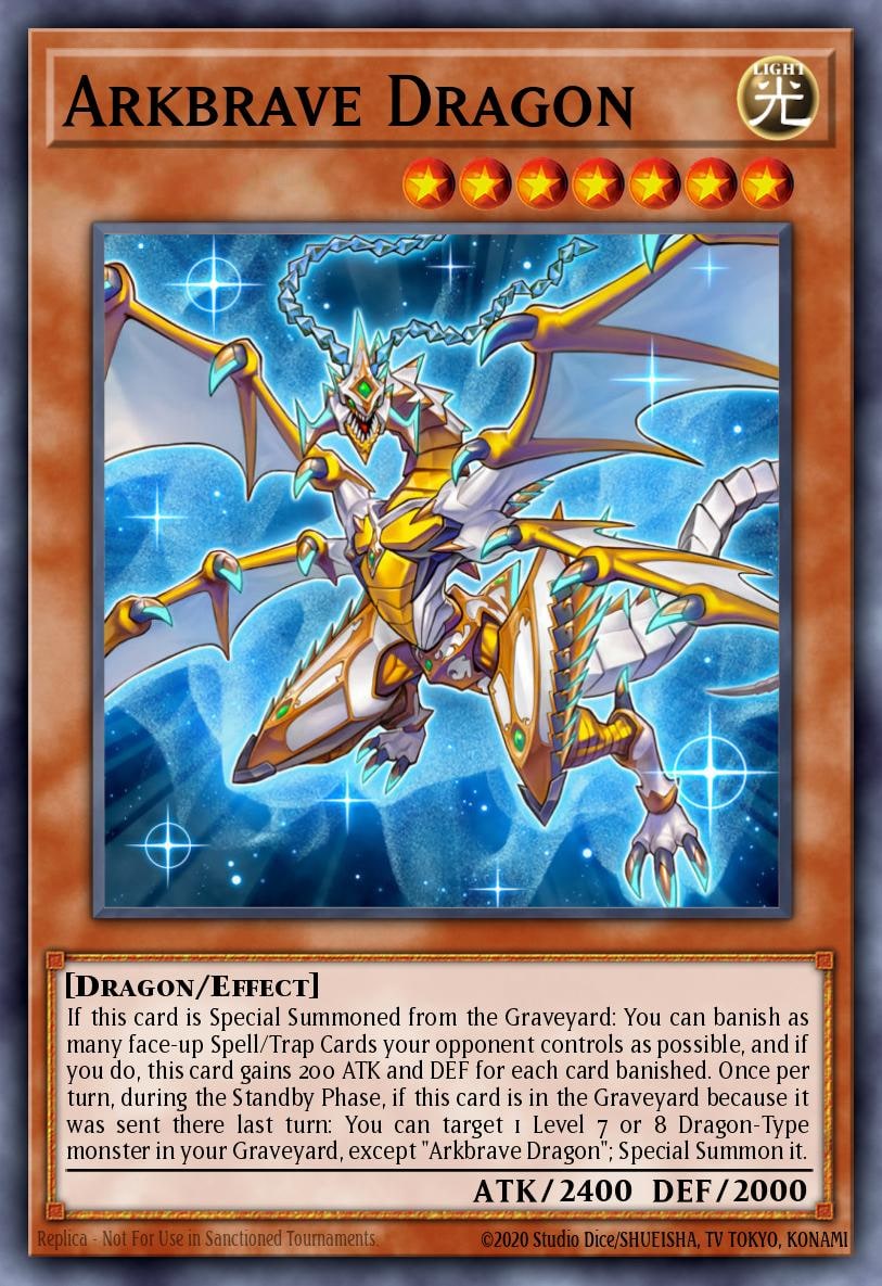Arkbrave Dragon, Structure Deck: Rise of the True Dragons SR02-EN000