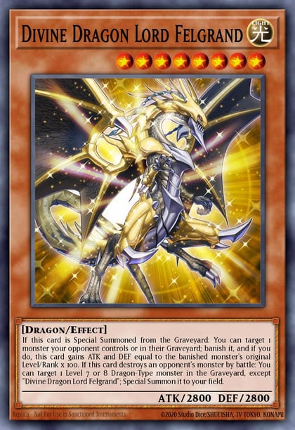 Divine Dragon Lord Felgrand, Structure Deck: Rise of the True Dragons SR02-EN001