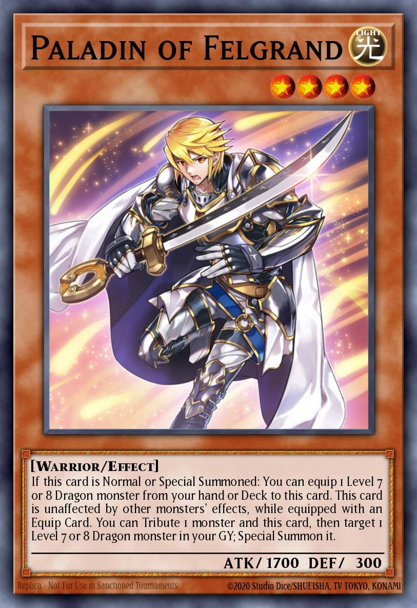 Paladin of Felgrand, Structure Deck: Rise of the True Dragons SR02-EN003