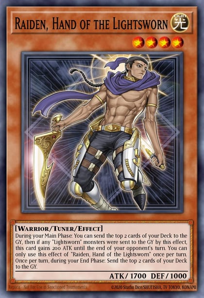 Raiden, Hand of the Lightsworn, Structure Deck: Rise of the True Dragons SR02-EN022