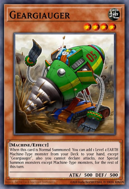 Geargiauger, Structure Deck: Machine Reactor SR03-EN012