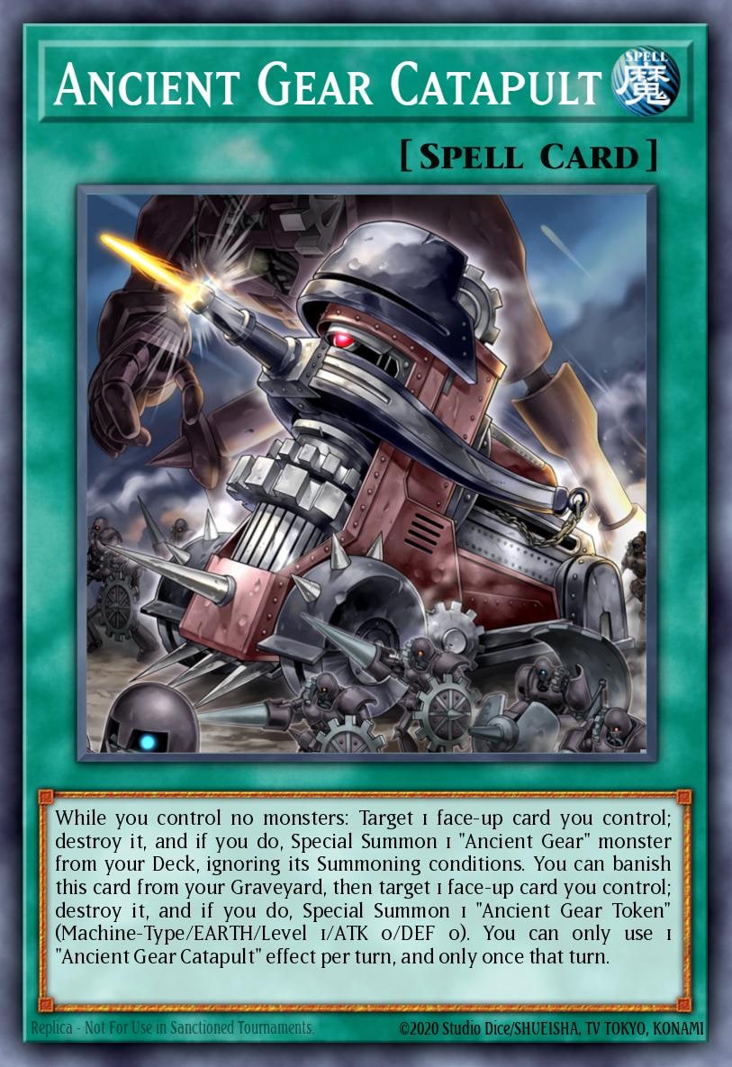 Ancient Gear Catapult, Structure Deck: Machine Reactor SR03-EN021
