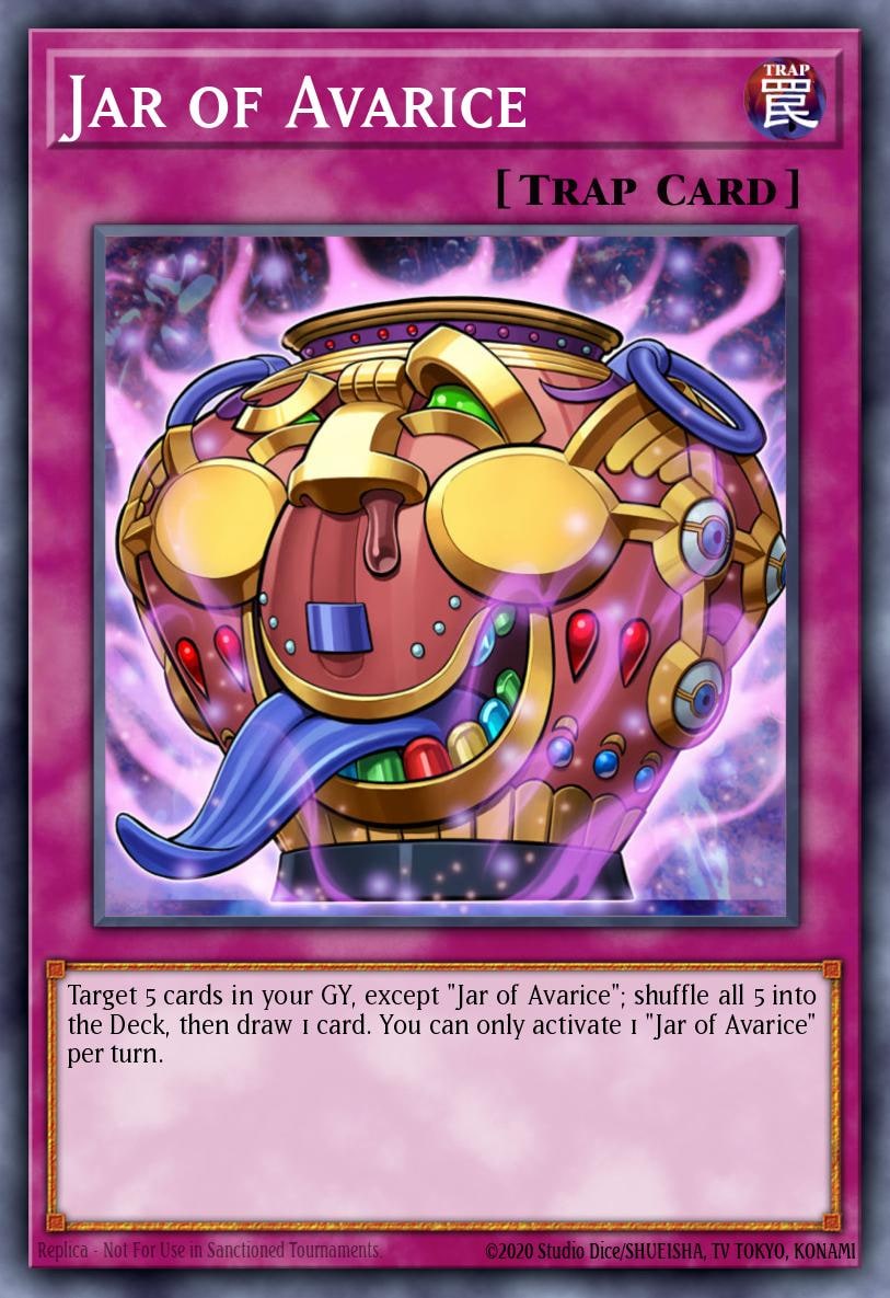 Jar of Avarice, Structure Deck: Machine Reactor SR03-EN033