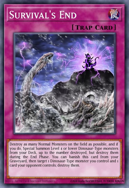 Survival's End, Structure Deck: Dinosmasher's Fury SR04-EN030