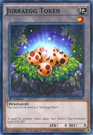 Token: Jurraegg, Structure Deck: Dinosmasher's Fury SR04-ENTKN