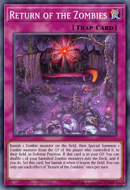 Return of the Zombies, Structure Deck: Zombie Horde SR07-EN034