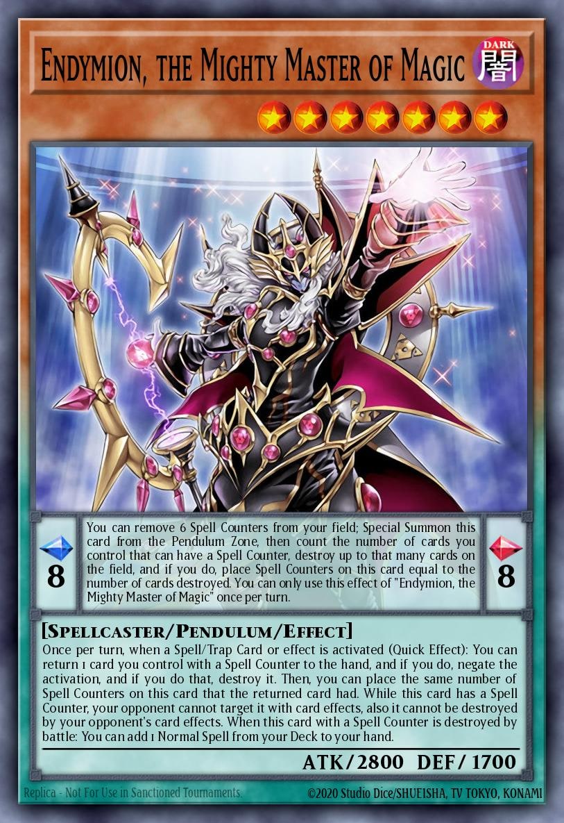 Endymion, the Mighty Master of Magic, Structure Deck: Order of the Spellcasters SR08-EN001