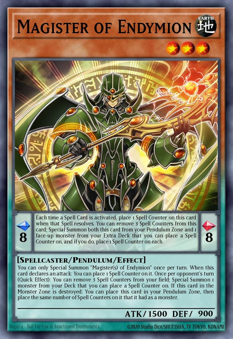 Magister of Endymion, Structure Deck: Order of the Spellcasters SR08-EN003