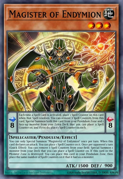 Magister of Endymion, Structure Deck: Order of the Spellcasters SR08-EN003
