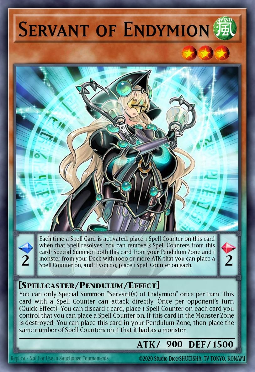 Servant of Endymion, Structure Deck: Order of the Spellcasters SR08-EN004