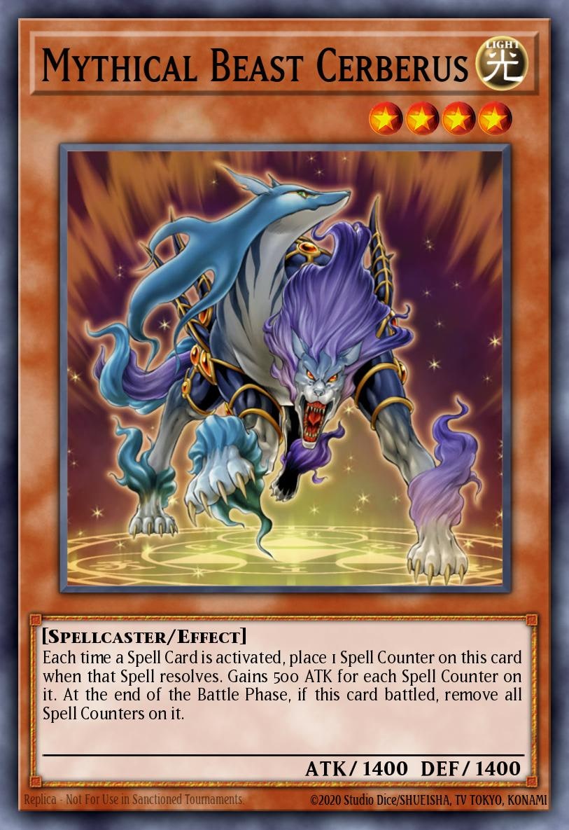 Mythical Beast Cerberus, Structure Deck: Order of the Spellcasters SR08-EN008