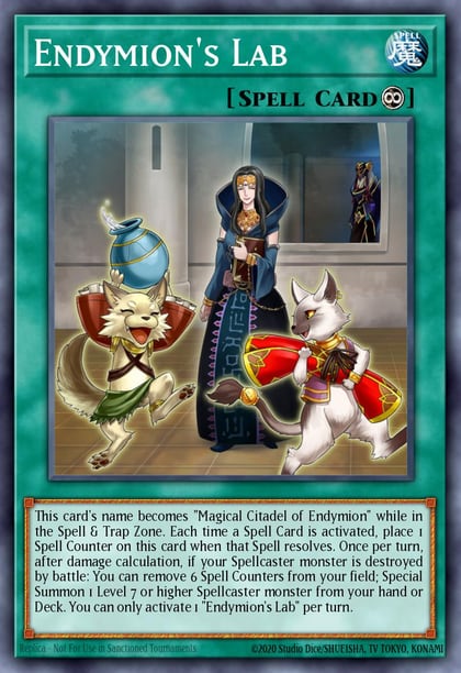 Endymion's Lab, Structure Deck: Order of the Spellcasters SR08-EN023