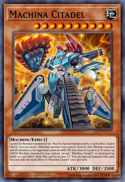 Machina Citadel, Structure Deck: Mechanized Madness SR10-EN001