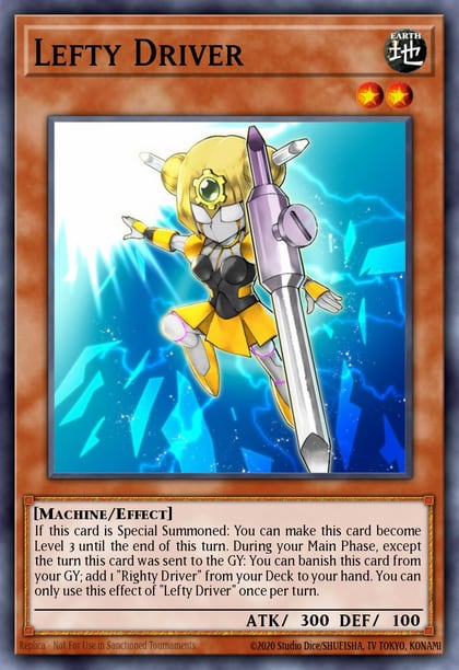 Lefty Driver, Structure Deck: Mechanized Madness SR10-EN020