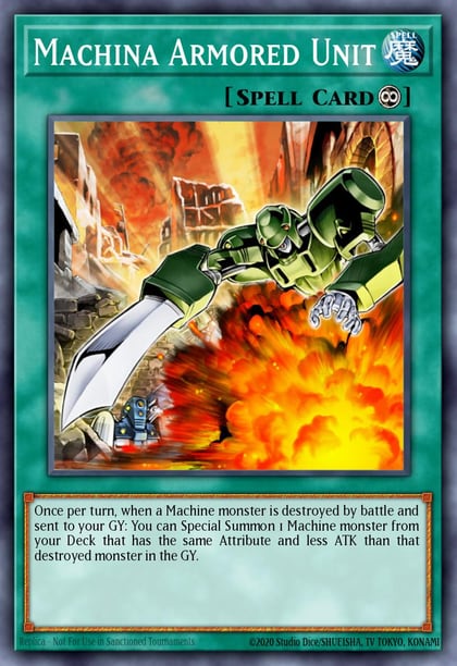 Machina Armored Unit, Structure Deck: Mechanized Madness SR10-EN025