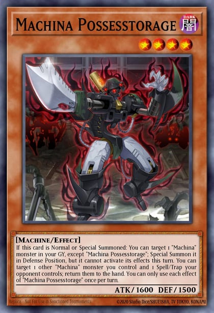 Machina Possesstorage, Structure Deck: Mechanized Madness SR10-EN040