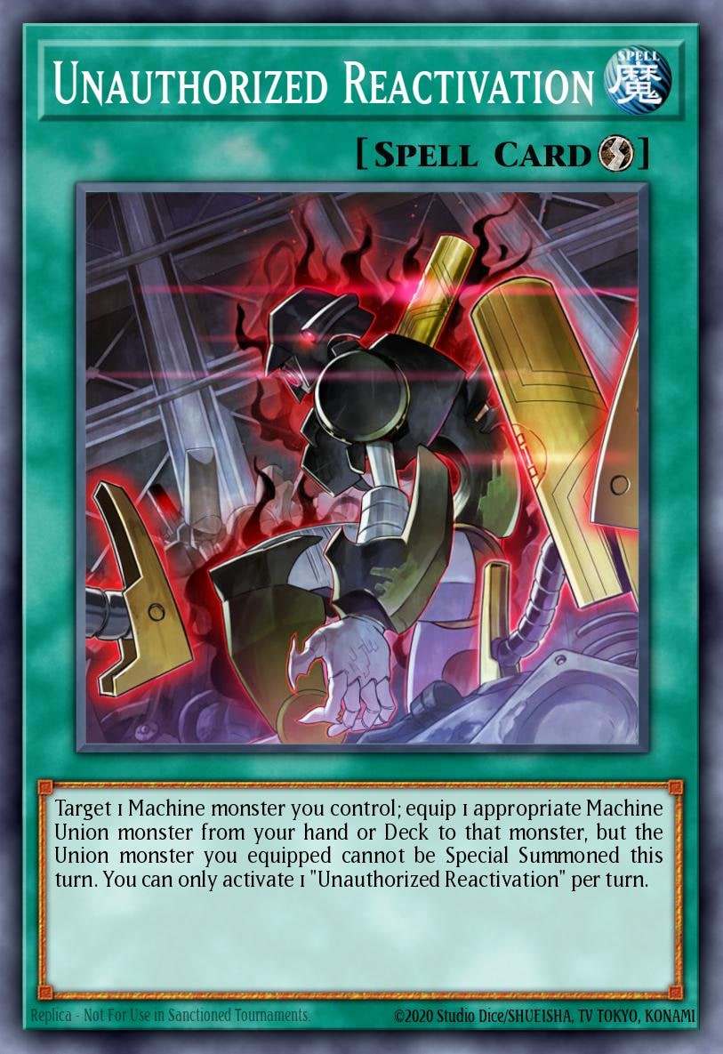 Unauthorized Reactivation, Structure Deck: Mechanized Madness SR10-EN041