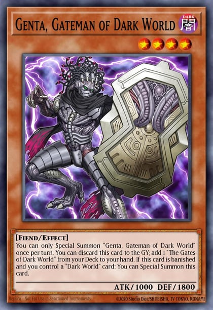 Genta, Gateman of Dark World, Structure Deck: Dark World SR13-EN002